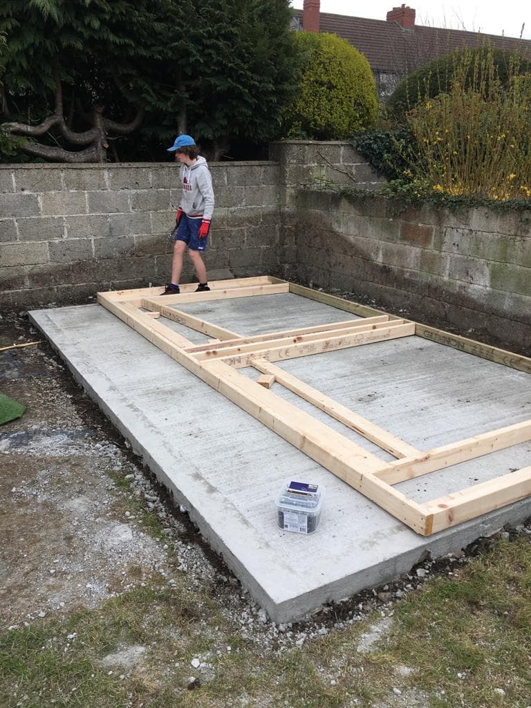 Framing in progress