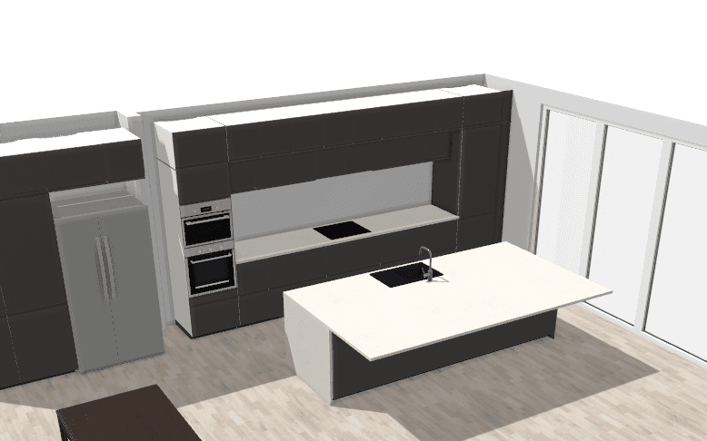 CAD model of garden room