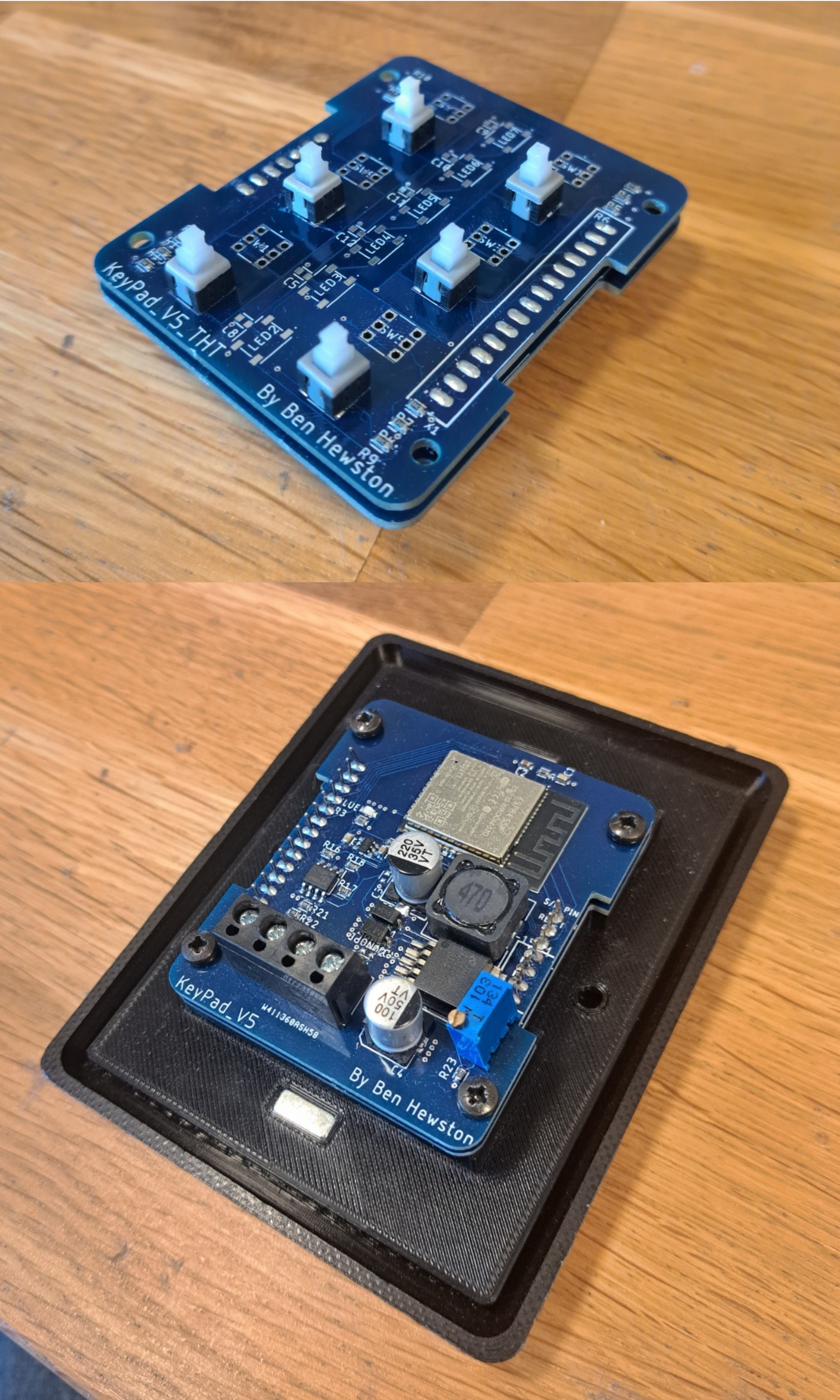Version 5 stacked PCB